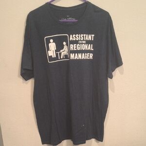 The Office  Blue 'Assistant (to the) Regional Manager' Graphic Tee Size XL